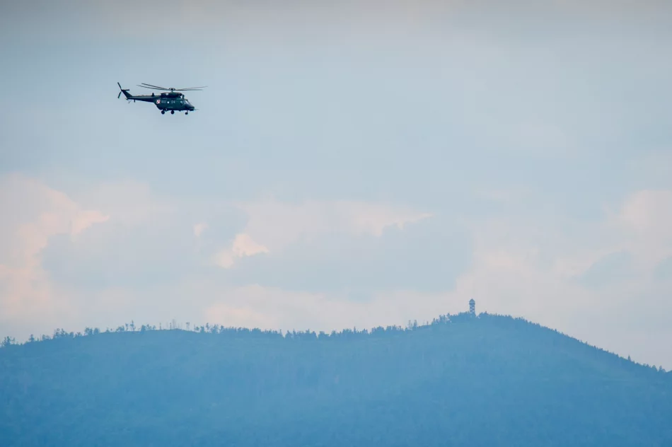 "Latające czołgi" od kilku dni na niebie nad Limanowszczyzną - zdjęcie 18
