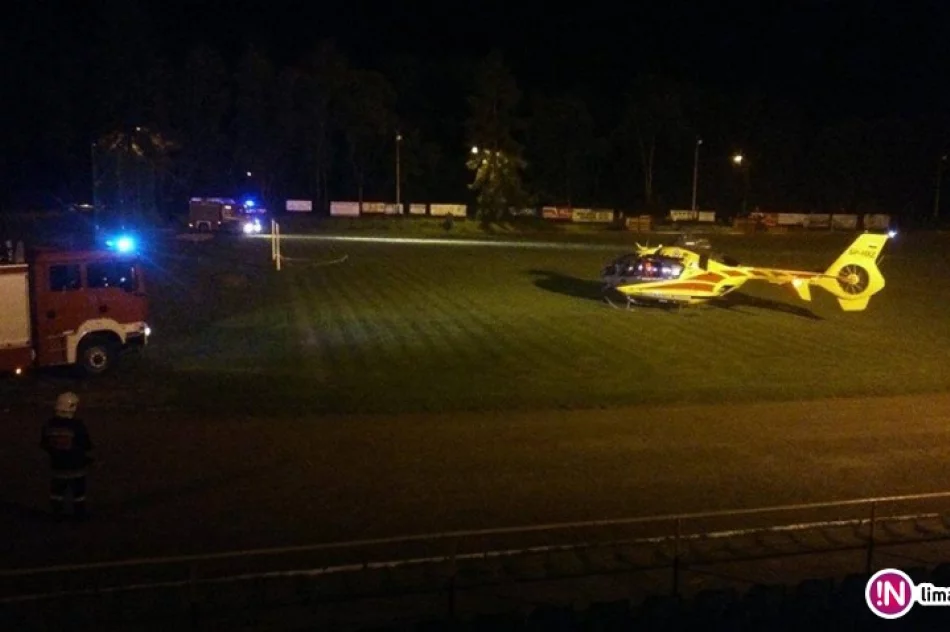 Nocne lądowanie LPR. Śmigłowiec odleciał pusty, bo pacjent nie przeżył - zdjęcie 2