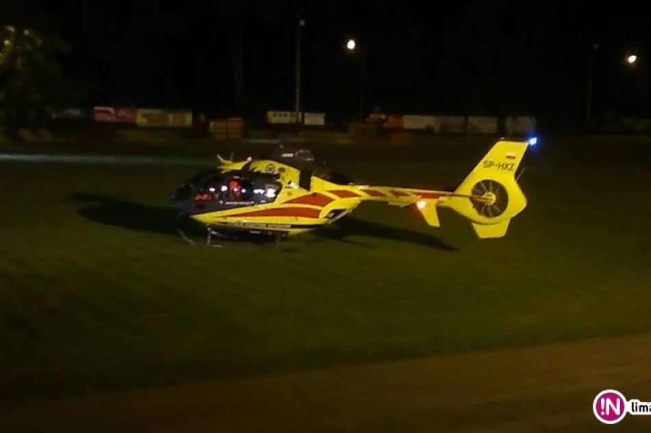 Nocne lądowanie LPR. Śmigłowiec odleciał pusty, bo pacjent nie przeżył - zdjęcie 3