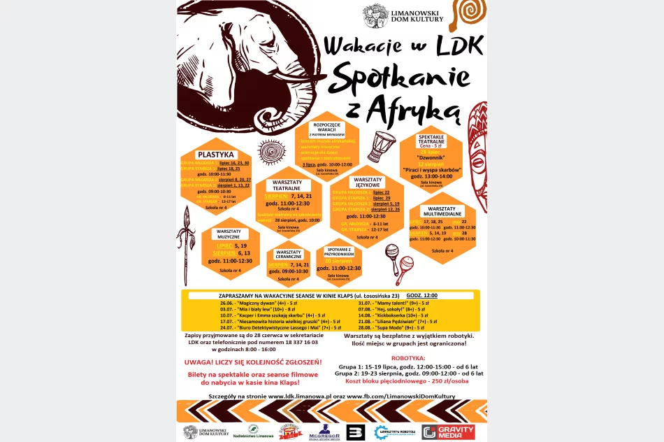Warsztaty Robotów w ramach Wakacji z Afryką w LDK - wolne miejsca! - zdjęcie 2