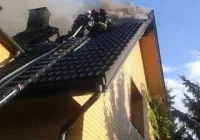 Nowy Sącz: pożar domu mieszkalnego na ul. Kochanowskiego - zdjęcie główne