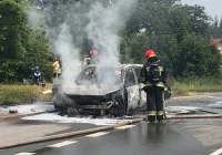 Na drodze krajowej zapalił się samochód - zdjęcie główne