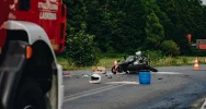 Ciężkie obrażenia motocyklisty, kierowcy Opla zatrzymano prawo jazdy - zdjęcie 4