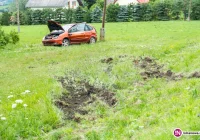 Zderzenie i dachowanie przy wyprzedzaniu - zdjęcie główne