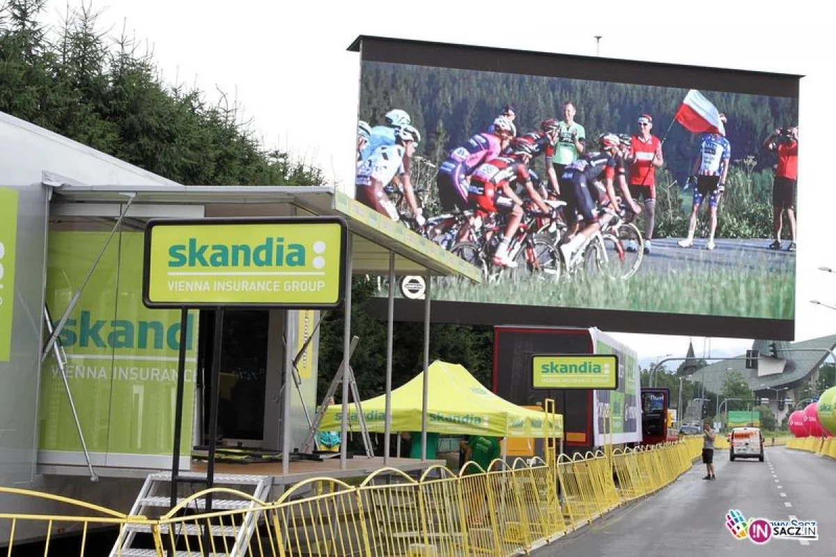 Tour de Pologne: Kolarze ok. godz. 18 wjadą na metę. Miasto przystrojone