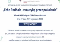 "Echo Podhala - z muzyką przez pokolenia" - zaproszenie na koncert podsumowujący - zdjęcie główne