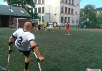 Młodzież podziwiała umiejętności zawodników drużyny Amp futbolu - zdjęcie główne