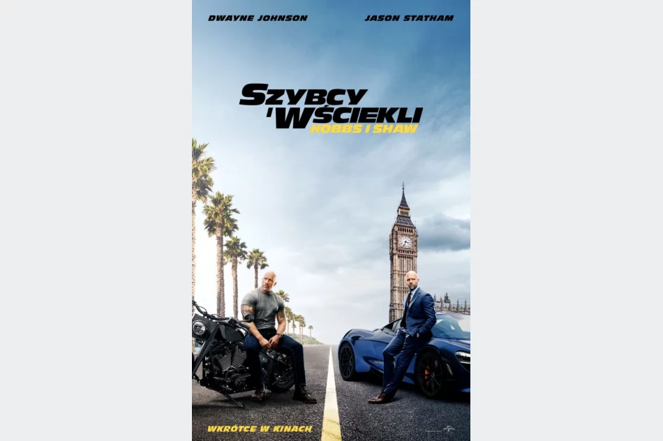 Premiera w Kinie Klaps - "Szybcy i wściekli: Hobbs i Shaw" na ekranie od 2 sierpnia! - zdjęcie 2