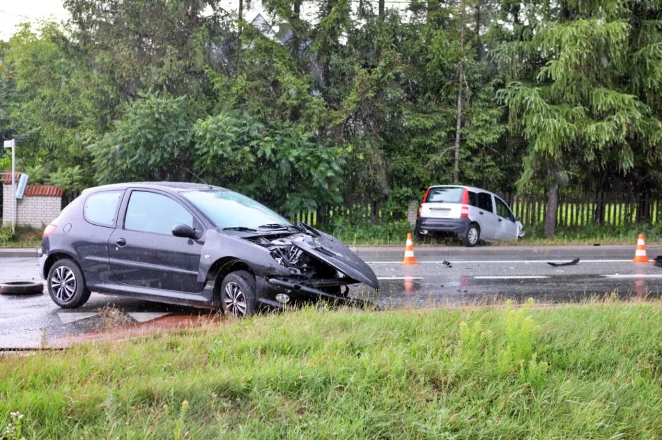 Peugeot zderzył się z Fiatem. Sprawca kolizji ukarany mandatem - zdjęcie 5