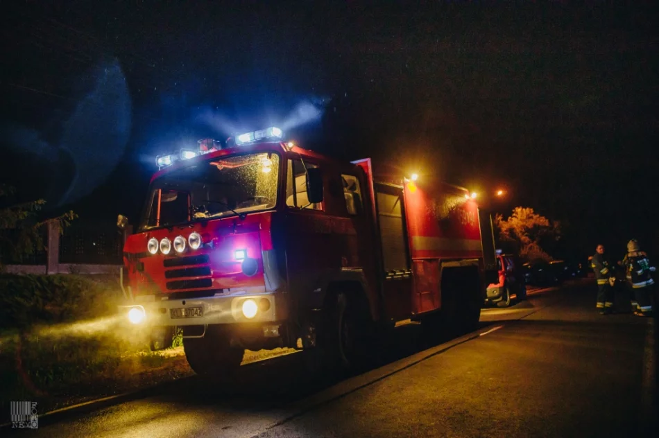 114 strażaków gasiło pożar budynku. Straty opiewają na 580 tys. zł - zdjęcie 13