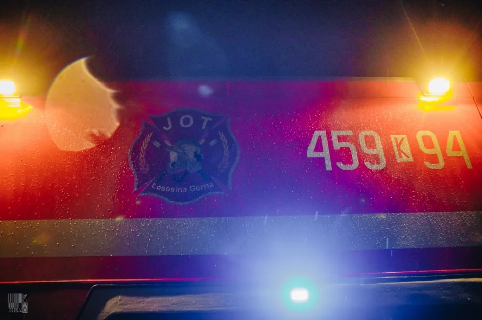 114 strażaków gasiło pożar budynku. Straty opiewają na 580 tys. zł - zdjęcie 14