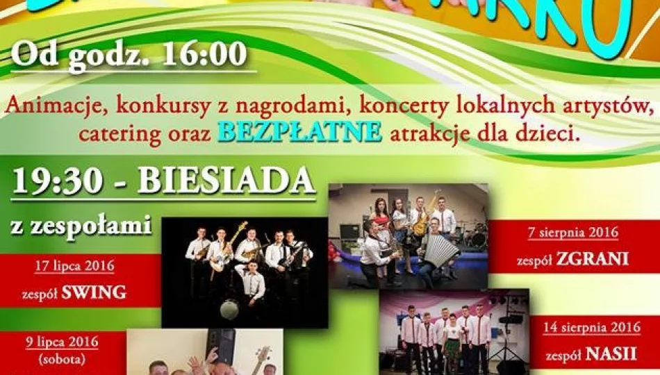 Atrakcje dla mieszkańców podczas imprez z cyklu 'Lato w parku' - zdjęcie 1