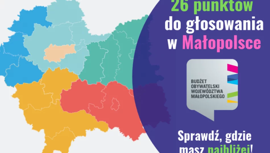 Urny BO Małopolska w całym województwie - zdjęcie 1