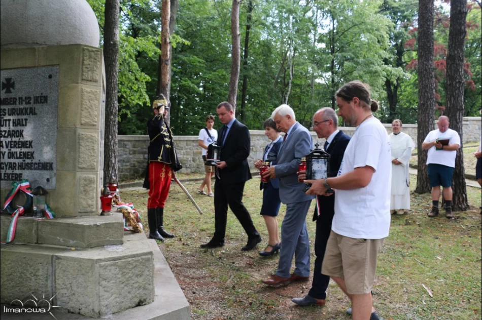 Węgierscy pielgrzymi uczcili pamięć poległych na Limanowszczyźnie - zdjęcie 6