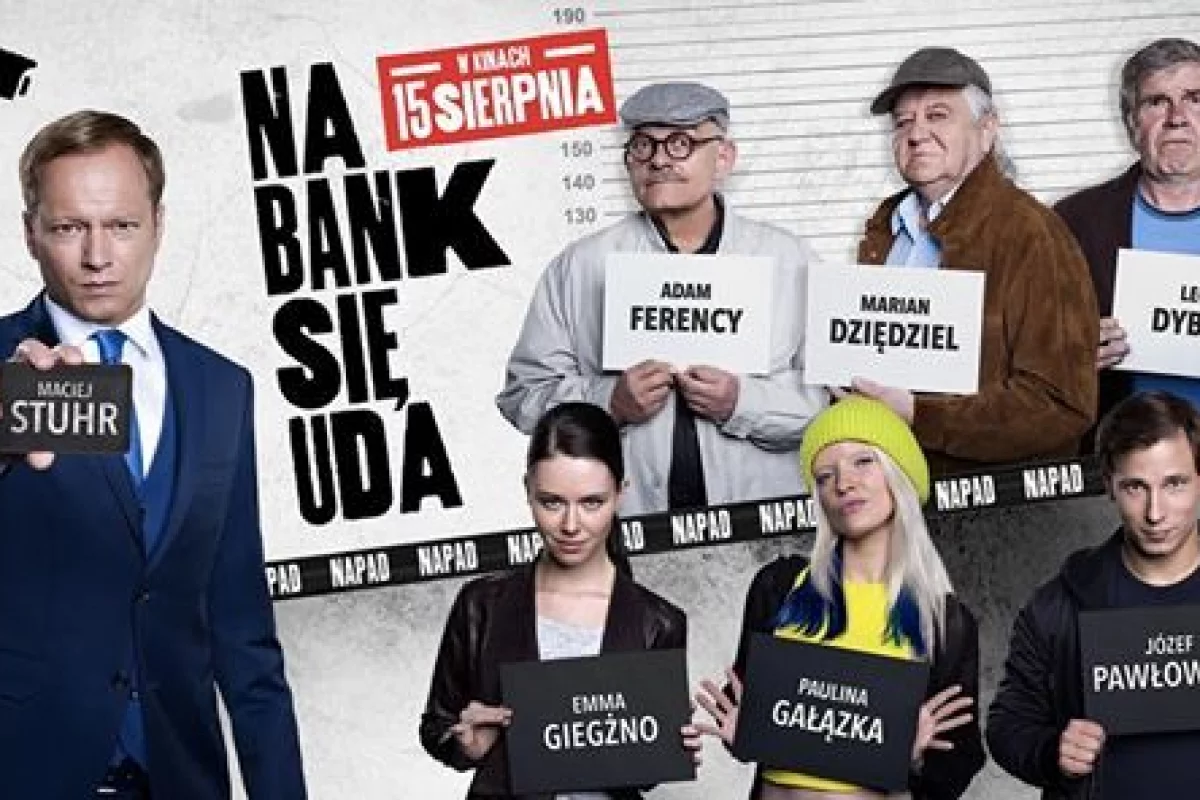 Premiera w kinie Klaps - "Na bank się uda" na ekranie od 16 sierpnia!