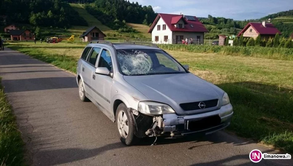 10-letni chłopiec zderzył się na rowerze z samochodem - zdjęcie 1