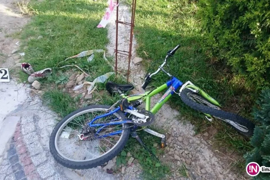 10-letni chłopiec zderzył się na rowerze z samochodem - zdjęcie 2