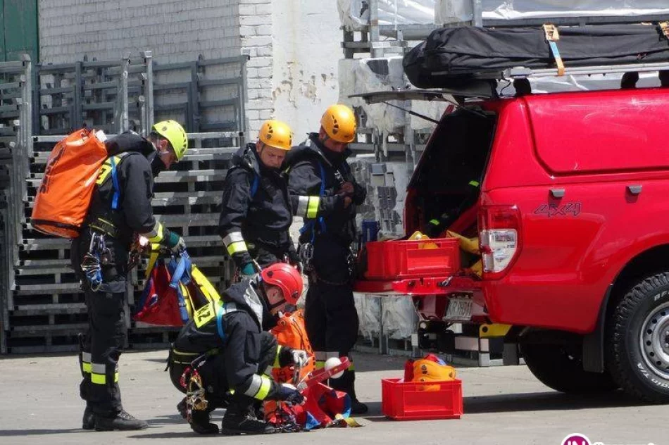 Strażacy ćwiczyli w Fakro - zdjęcie 2