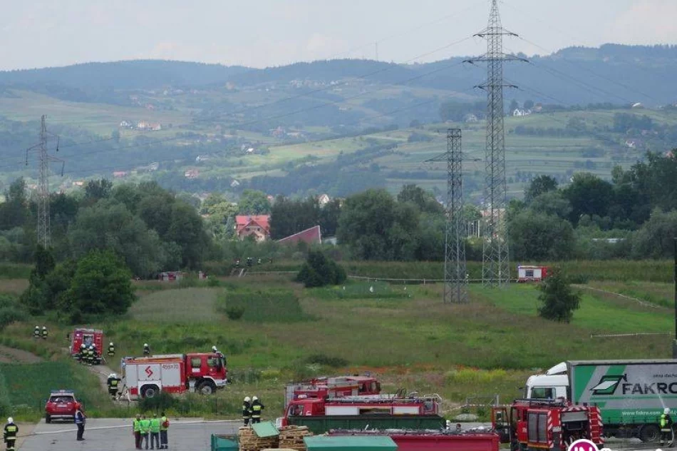 Strażacy ćwiczyli w Fakro - zdjęcie 4