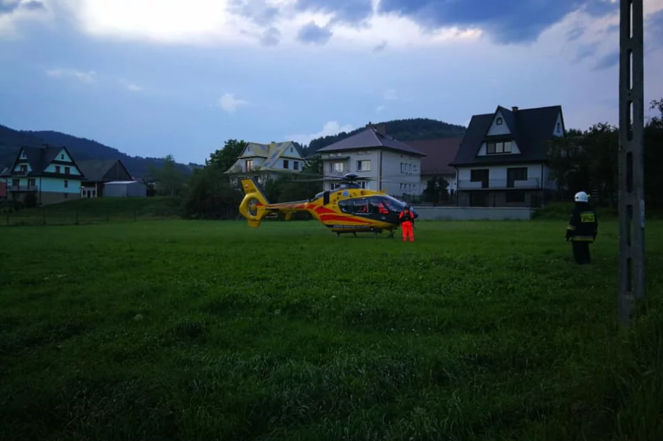 4 osoby, w tym 3 dzieci, ranne wskutek zderzenia aut. Na miejscu LPR - zdjęcie 2