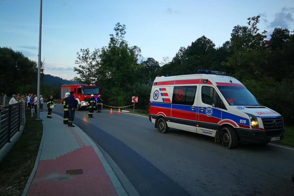 4 osoby, w tym 3 dzieci, ranne wskutek zderzenia aut. Na miejscu LPR - zdjęcie 4