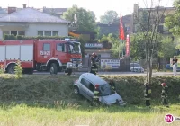Parkując wjechała do potoku - zdjęcie główne