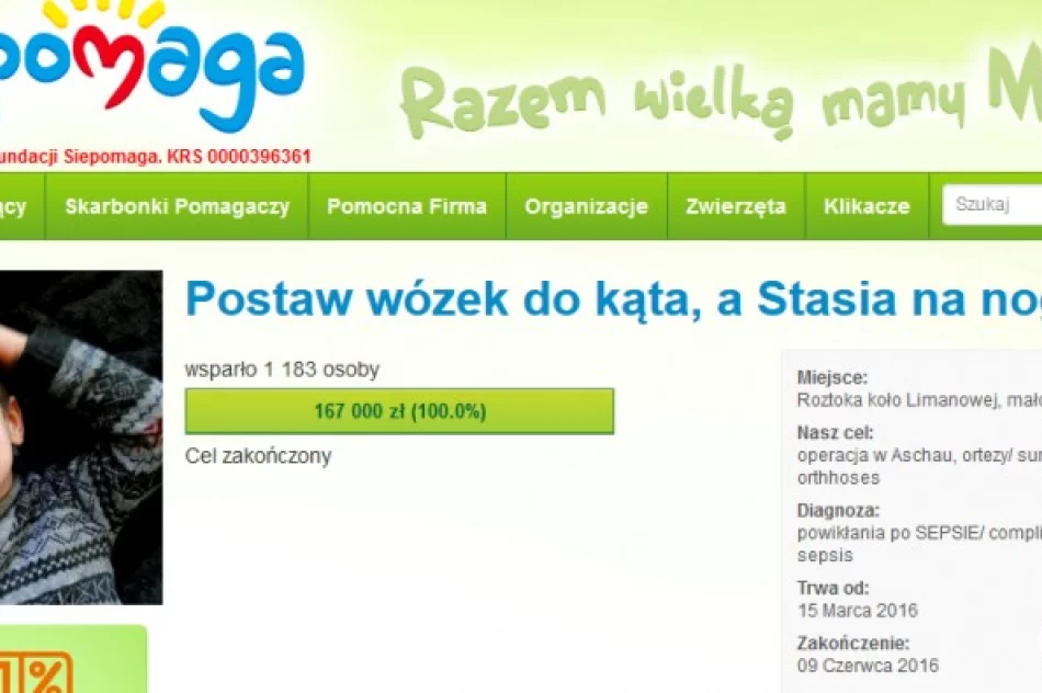 Staś już czeka na operację. Decydująca anonimowa wpłata na 80 tys. zł - zdjęcie 2