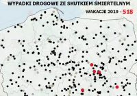 Od początku wakacji ponad 500 śmiertelnych wypadków na polskich drogach - zdjęcie główne