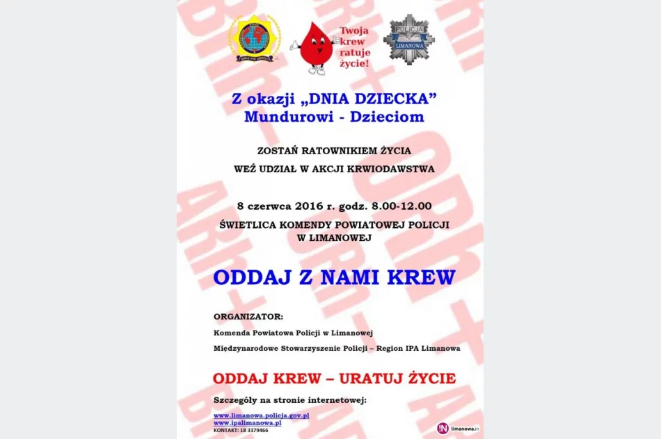 Policyjna akcja krwiodawstwa 'Mundurowi - Dzieciom' - zdjęcie 2