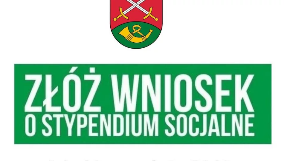 STYPENDIA SOCJALNE - od 2 do 16 września składanie wniosków - zdjęcie 1