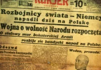 "Wycinki z przedwojennej prasy" - nagłówki gazet z 1 września 1939 roku - zdjęcie główne