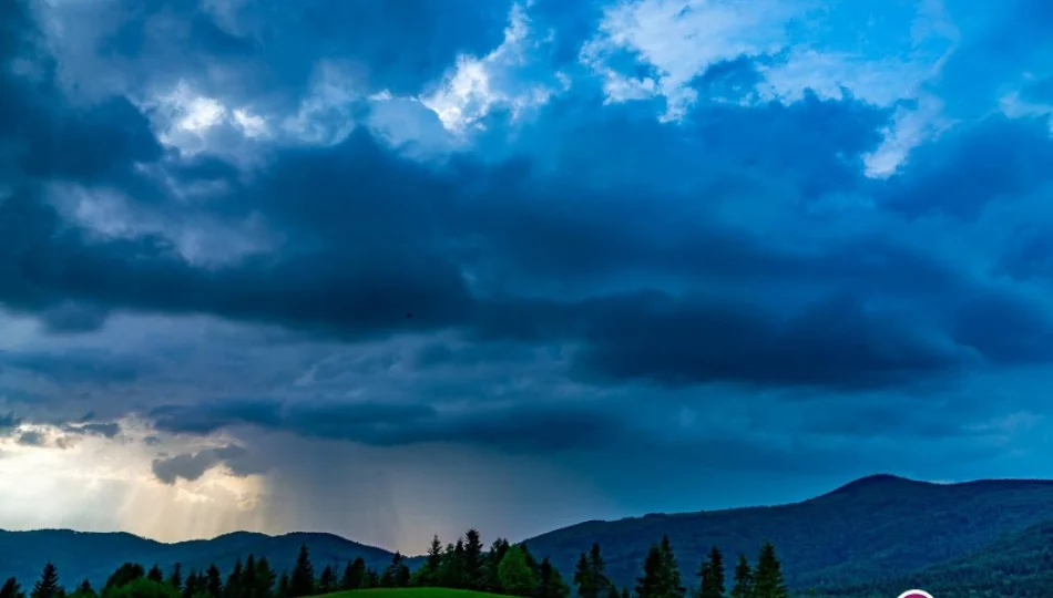 Ostrzeżenie meteorologów: intensywne opady deszczu - lokalnie nawet 50l na m2 - zdjęcie 1