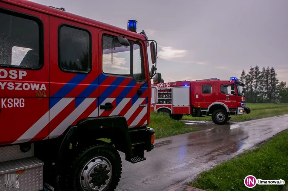 Gwałtowna burza i pożary - dwie osoby trafiły do szpitala (wideo) - zdjęcie 4