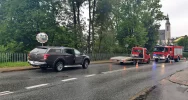 Czołowe zderzenie Audi z ciężarówką na "krajówce". Ranna 20-latka - zdjęcie 3