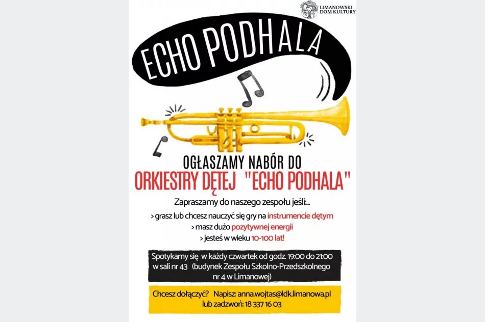  Ogłaszamy nabór do Orkiestry "Echo Podhala"! - zdjęcie 2