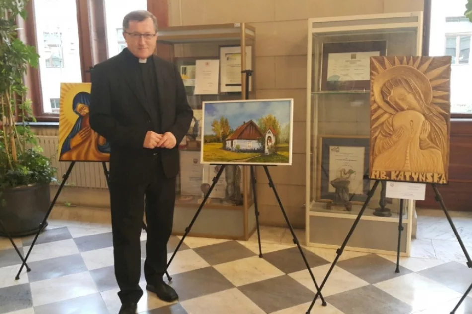 Obrazy księdza i młodej artystki z Glisnego na wystawie w Krakowie - zdjęcie 11