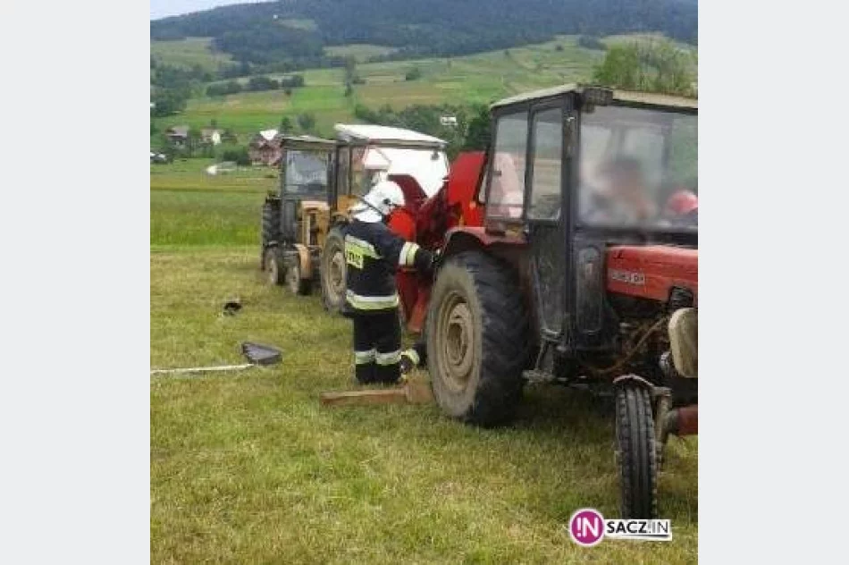 Gródek: Rękę rolnika wciągnęła balarka - zdjęcie 2
