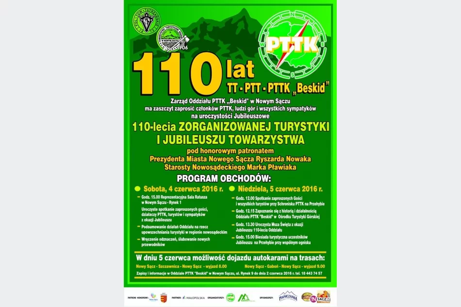 PTTK zmienia się tak, jak zmienia się świat. 110 lat PTTK Oddział „Beskid” w Nowym Sączu - zdjęcie 2