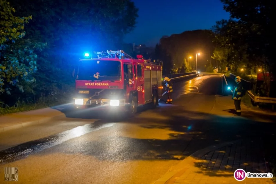 Olej na drodze - kierowcy nie mogli wyjechać pod górkę - zdjęcie 2