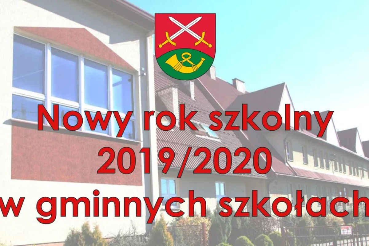Rok szkolny 2019/2020 w szkołach gminnych