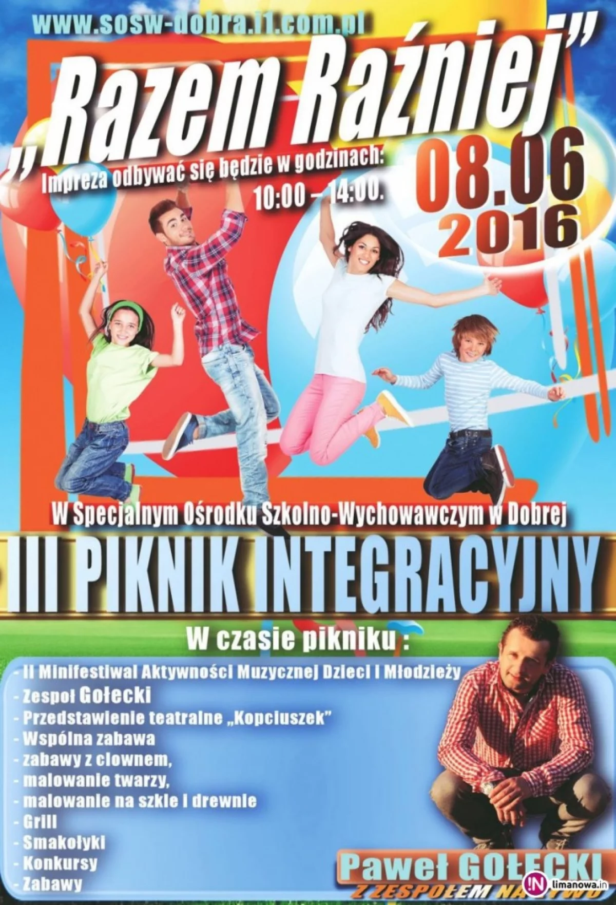 Konkursy, przedstawienia, zabawy i festiwal - jutro Piknik Integracyjny
