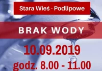 Przerwa w dostawie wody - os. Podlipowe w Starej Wsi - zdjęcie główne