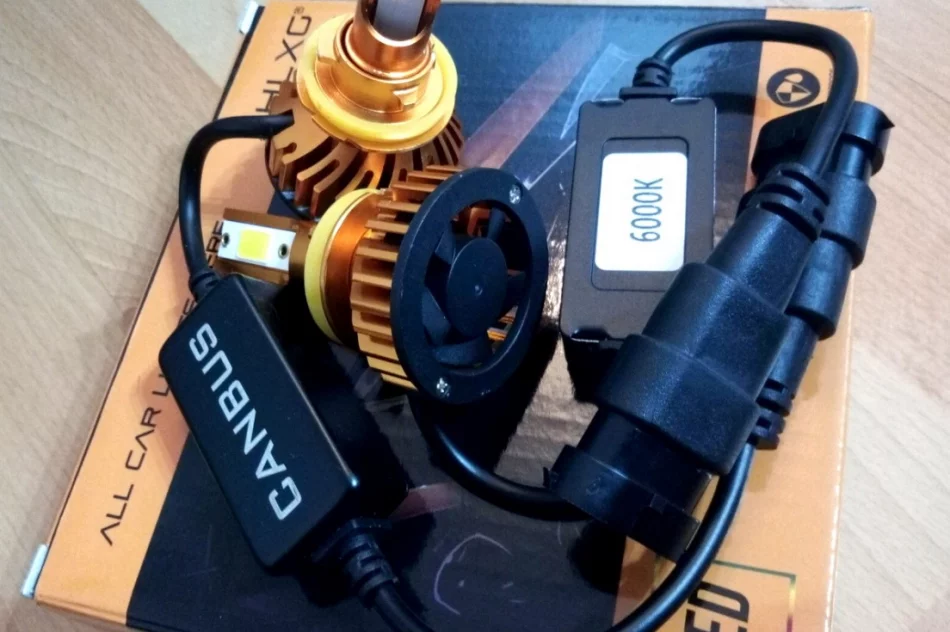 ŻARÓWKI H11 12V LED HALOGEN NOWE KPL Mocne Białe Światło 6000K CANBUS - zdjęcie 3