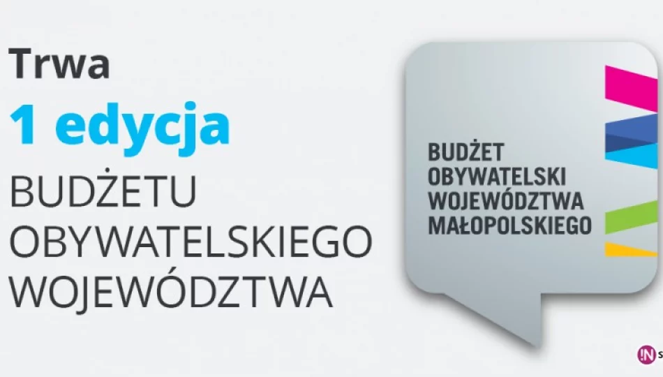 Budżet obywatelski Małopolska – 19 projektów z Sądecczyzny - zdjęcie 1