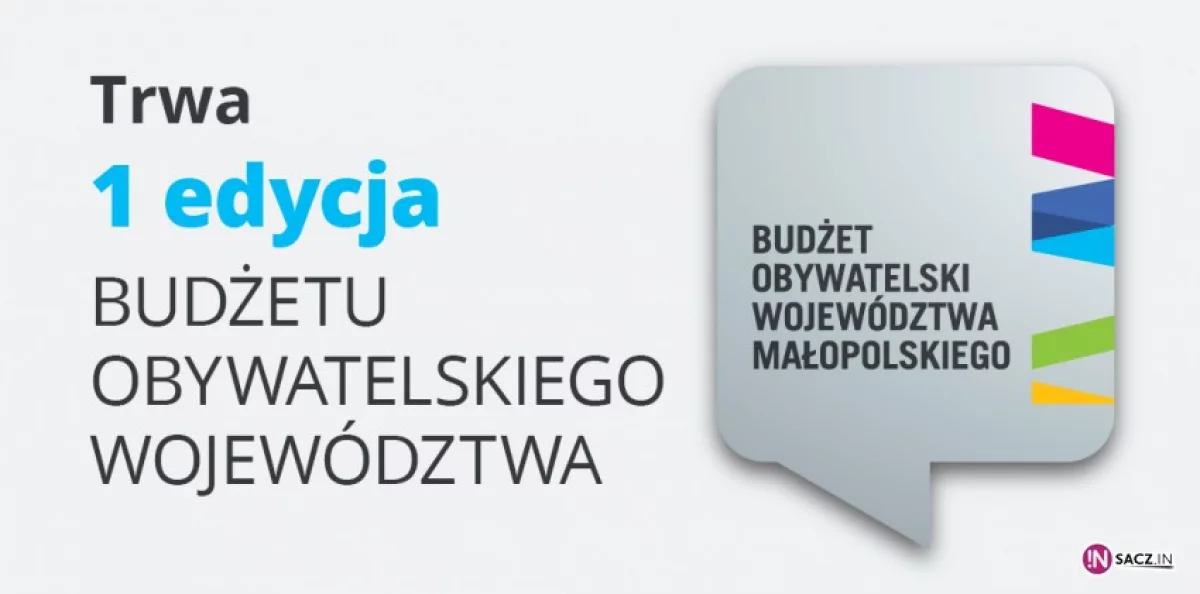 Budżet obywatelski Małopolska – 19 projektów z Sądecczyzny