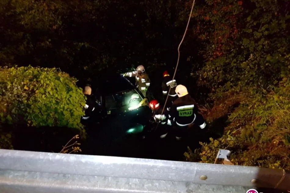 Wydobywali samochód z koryta rzeki - zdjęcie 2