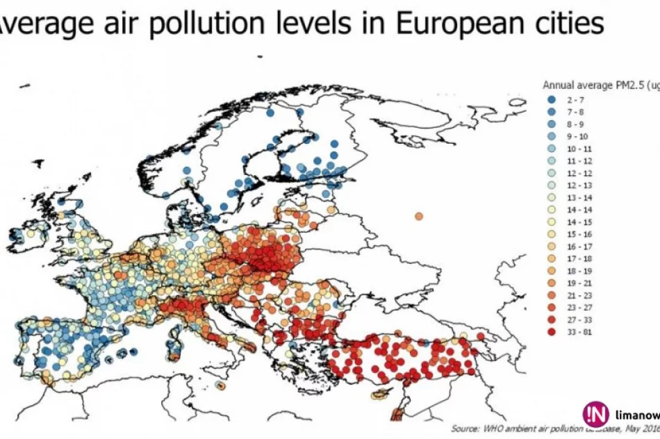 Południowa Małopolska w niechlubnej czołówce Europy - zdjęcie 4