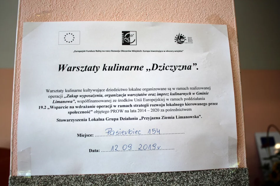 "Dziczyzna" - warsztaty kulinarne w Pasierbcu - zdjęcie 9