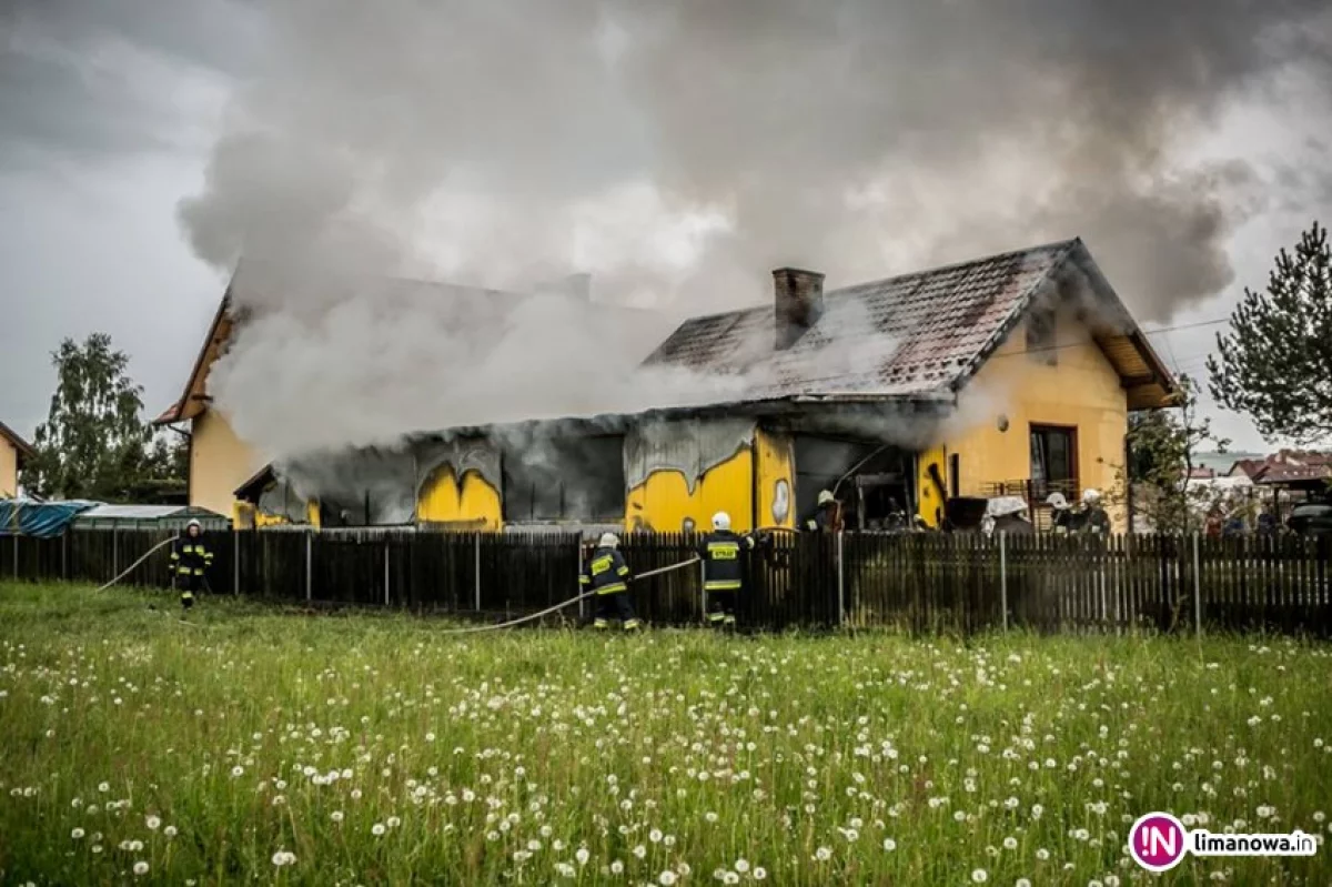 Pożar w zakładzie stolarskim. 350 tys. zł strat (wideo)