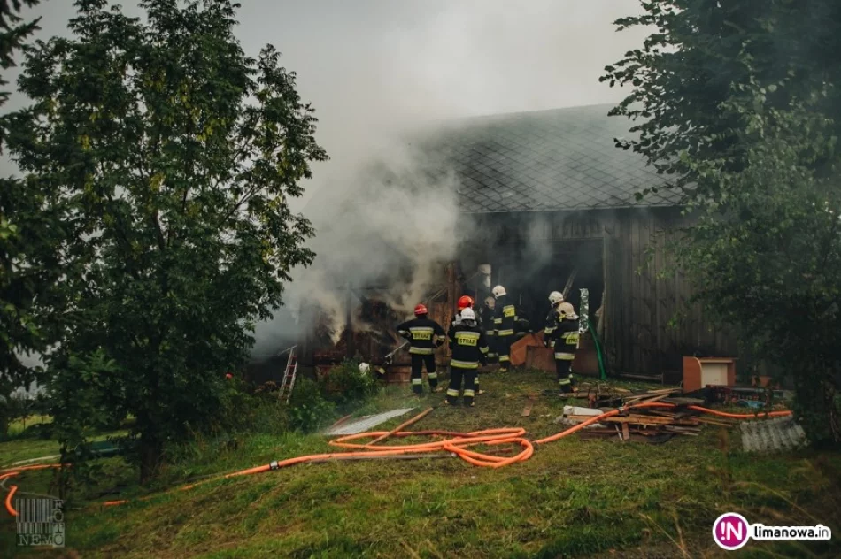 Wyładowanie atmosferyczne przyczyną pożaru (wideo) - zdjęcie 2